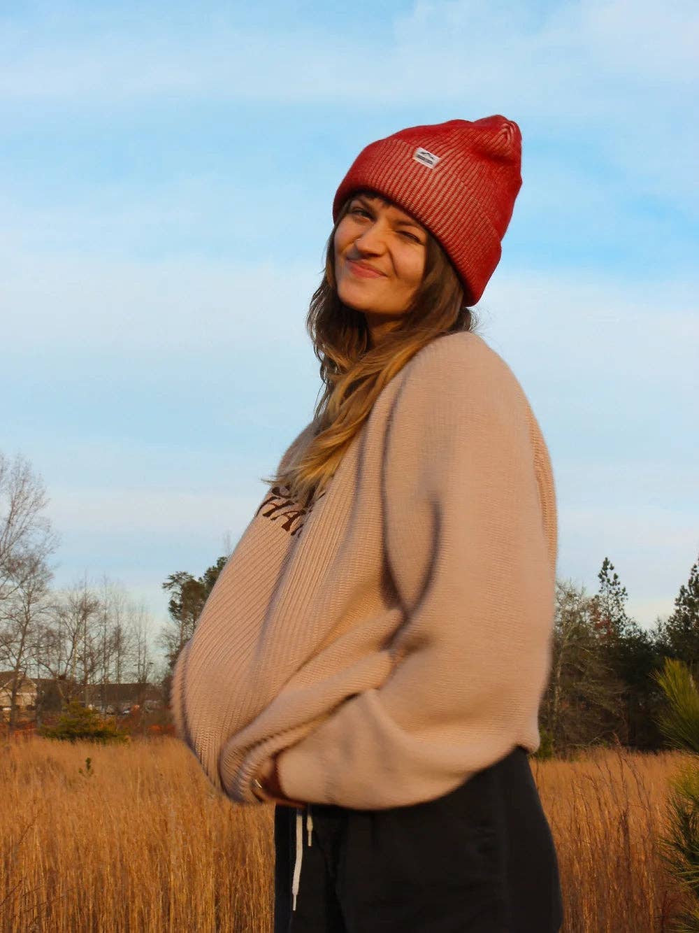 Beaten Path Co - Wholesale Beanie - Women's - RED WOOL BEANIE10