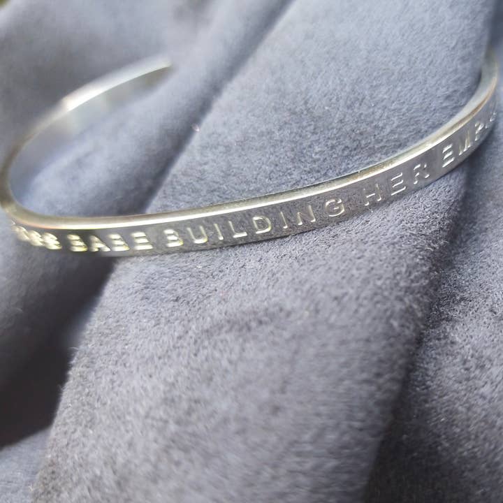 FIERCE ONE - Wholesale Cuff Bracelet - JUST A BOSS BABE BUILDING HER EMPIRE - Bangle3