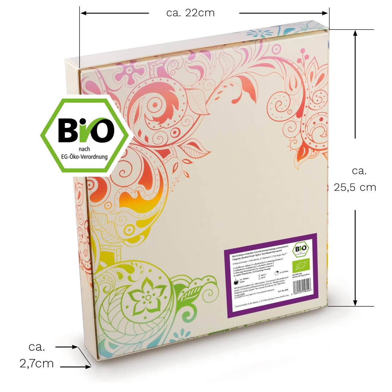 Creano - Wholesale Loose Tea - Organic tea blend 27er gift set 54g1