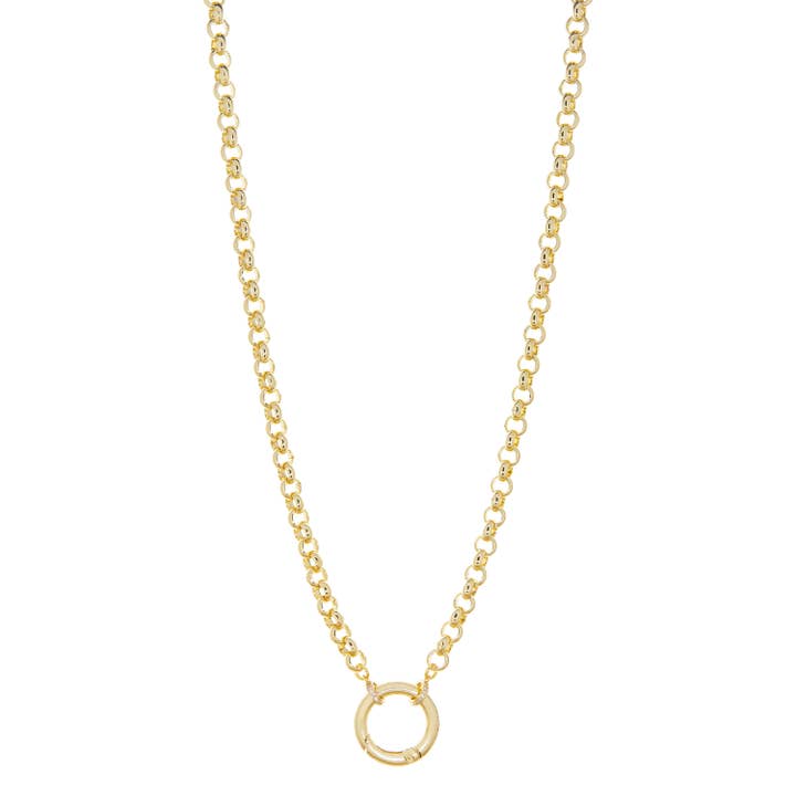 Sunglass Holder Chain with CZ Large Ring for wholesale by Marlyn Schiff