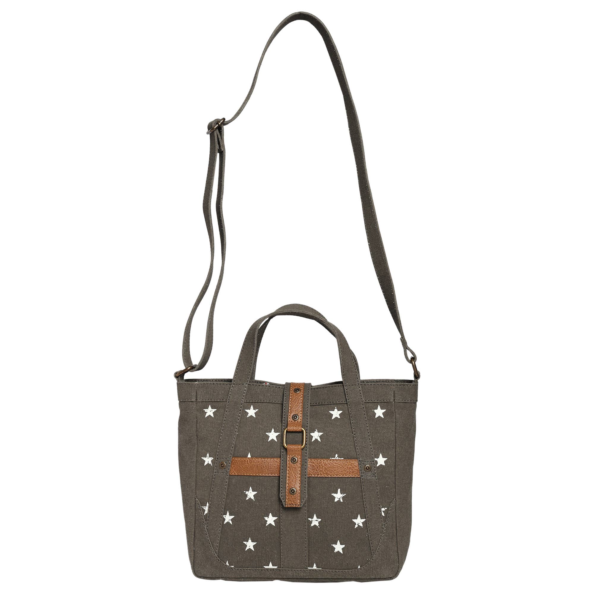 Mona B. – wholesale Crossbody bag – Women's – Escape Star Up-Cycled Canvas Crossbody Bag4