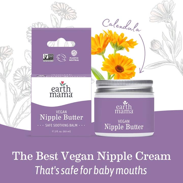 Earth Mama Organics - Wholesale Nipple Cream - Maternity - Vegan Nipple Butter1