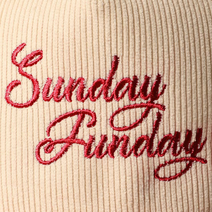 Fashion City - Wholesale Baseball Cap - Unisex - Sunday Funday Corduroy Trucker Baseball Cap24