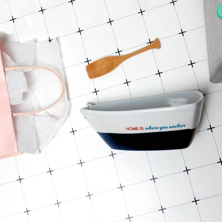 Pavilion - Wholesale Serving bowl - Home - 7" Boat Serving Dish with Oar3