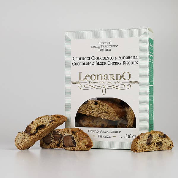 RITROVO - Wholesale Cookie - Leonardo Firenze Chocolate and Black Cherry Biscotti