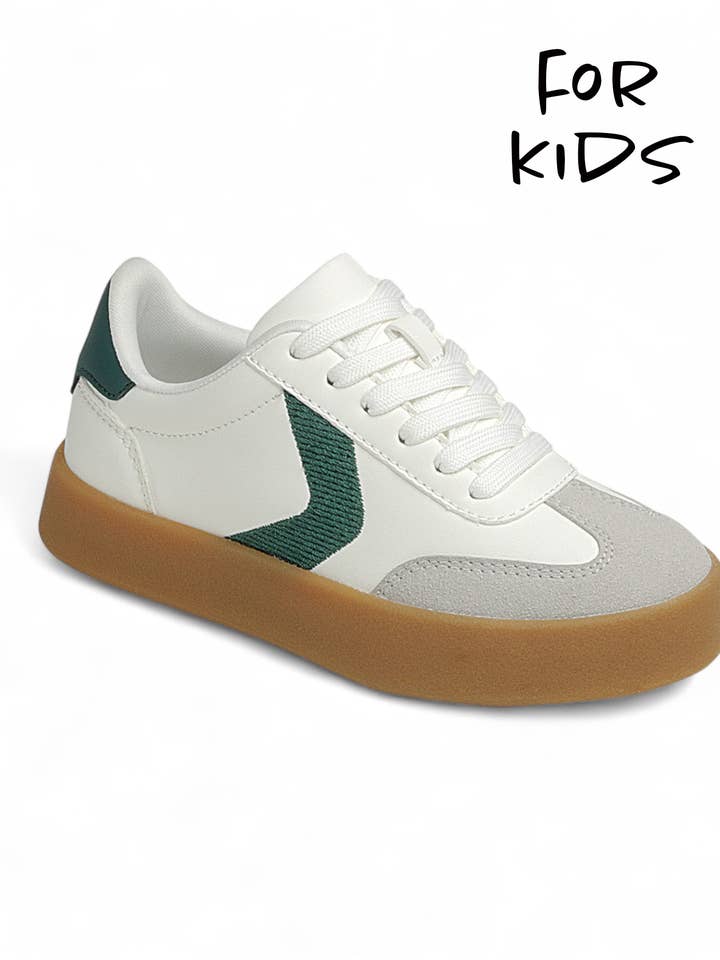 Kids Lace up Sneaker Shoes FL-PADDLE-28K for wholesale by FASHION EMPORIO