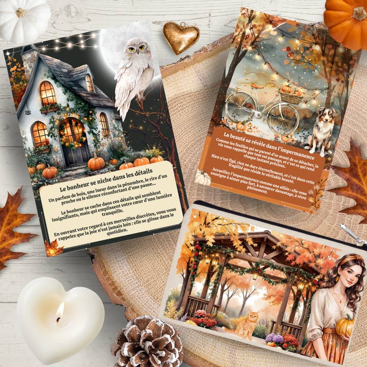 32 Oracle Cards "The Little Joys of Autumn" and other Purchase Wholesale tarocchi. Free Returns & Net 60 Terms on Faire trending on Faire.