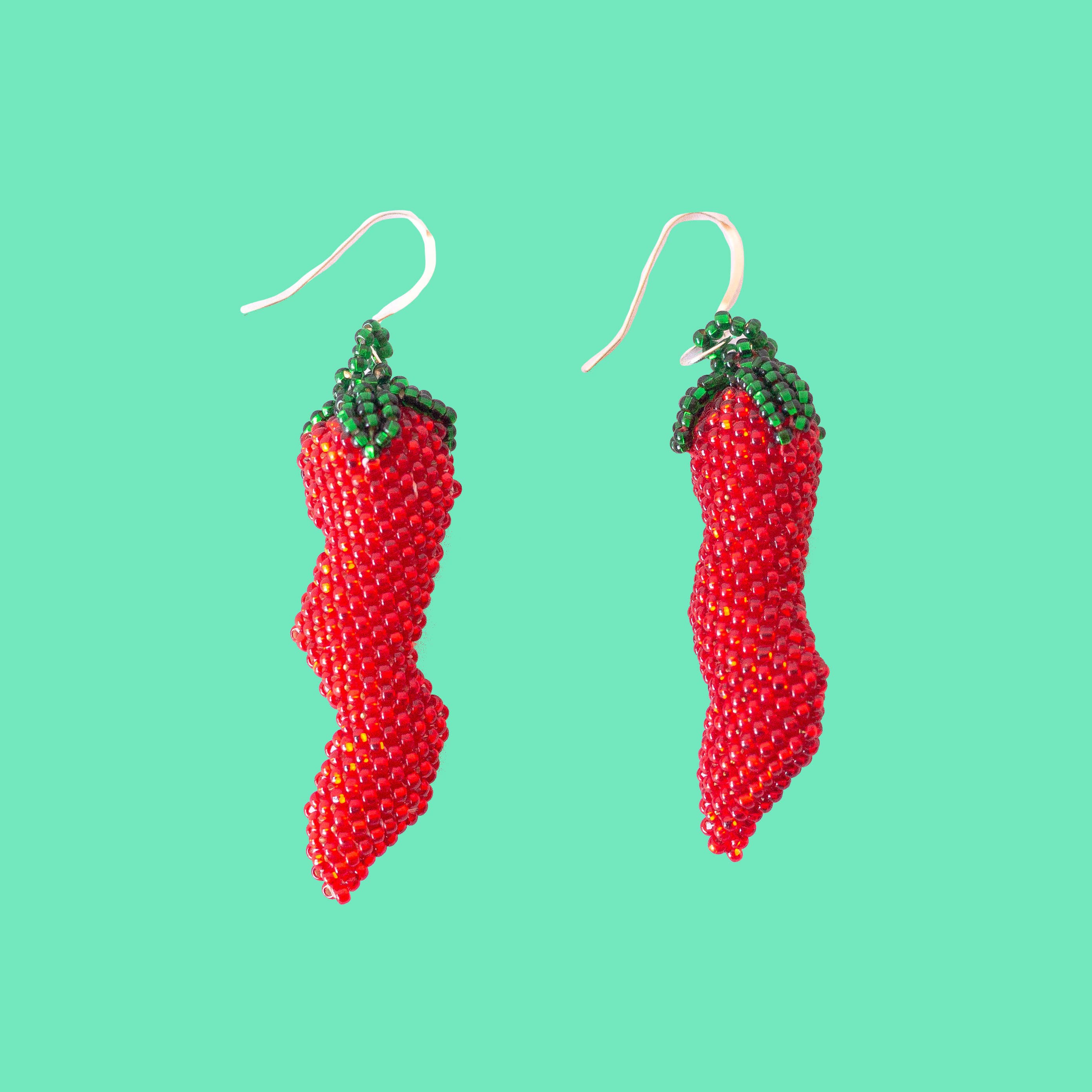 LUZ Collection - Wholesale Dangle Earrings - Beaded Indigenous Made Fruit & Veggie Earrings6