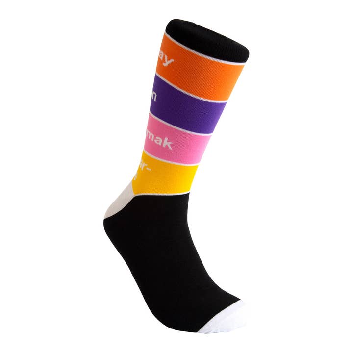 Transit Tees - Wholesale Socks - Unisex - Train Line Dress Socks
