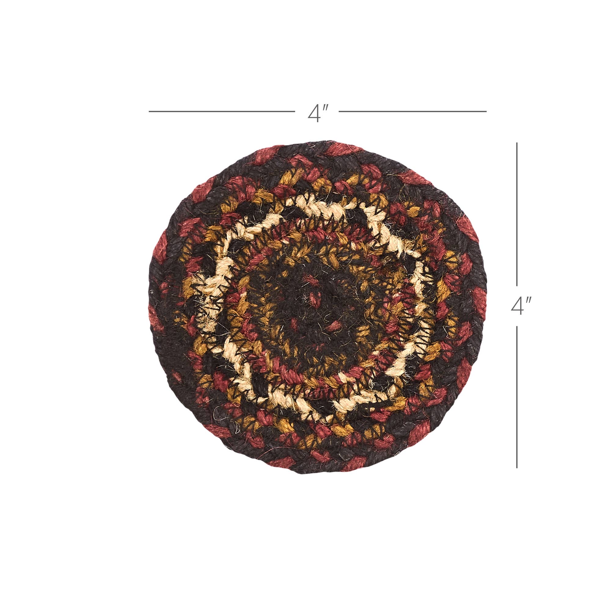 VHC Brands - Vente Sous-verre - Ensemble de 6 sous-verres en jute Beckham3