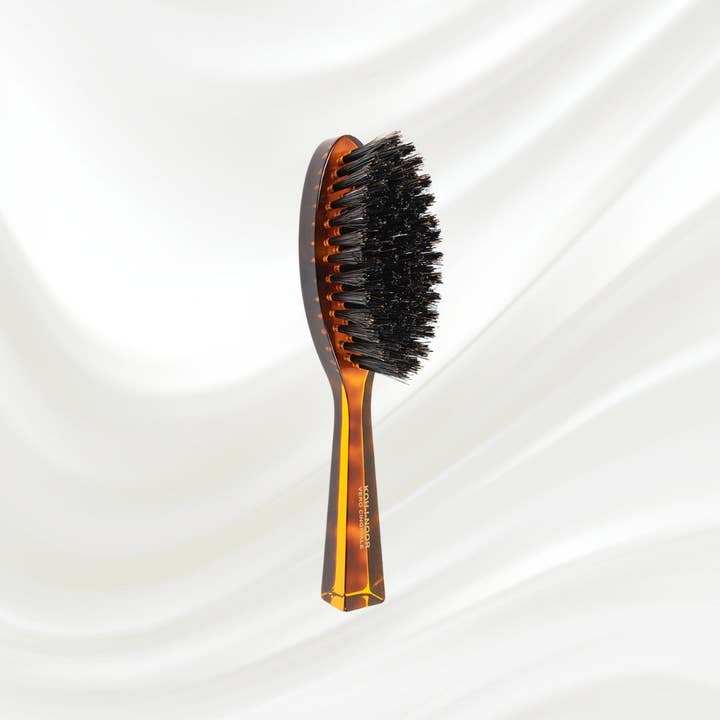 Jaspè Oval Hair Brush with Boar Bristles for wholesale by Koh-I-Noor