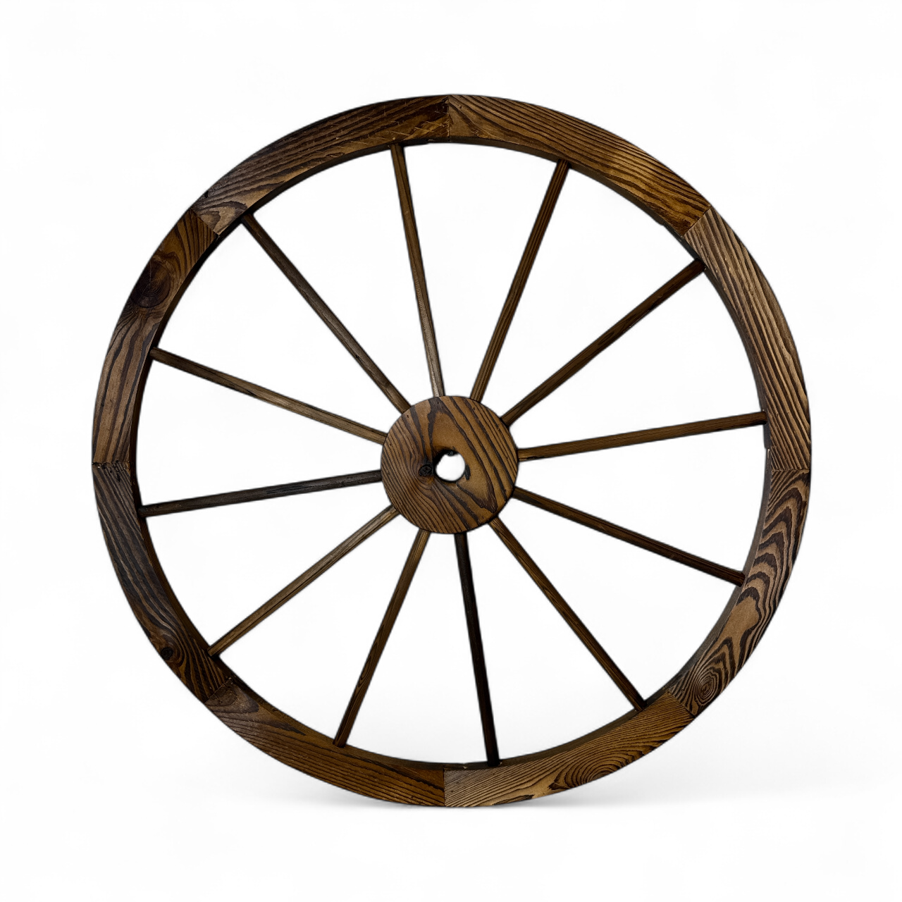 De Leon Collections - Vente Décoration murale - ROUE DE CHARIOT EN BOIS 31,5 X 1"1