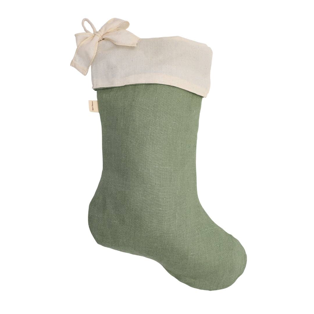 Next Chance - Wholesale Holiday Stocking - Bas de Noël avec boucle - Lin eucalyptus0