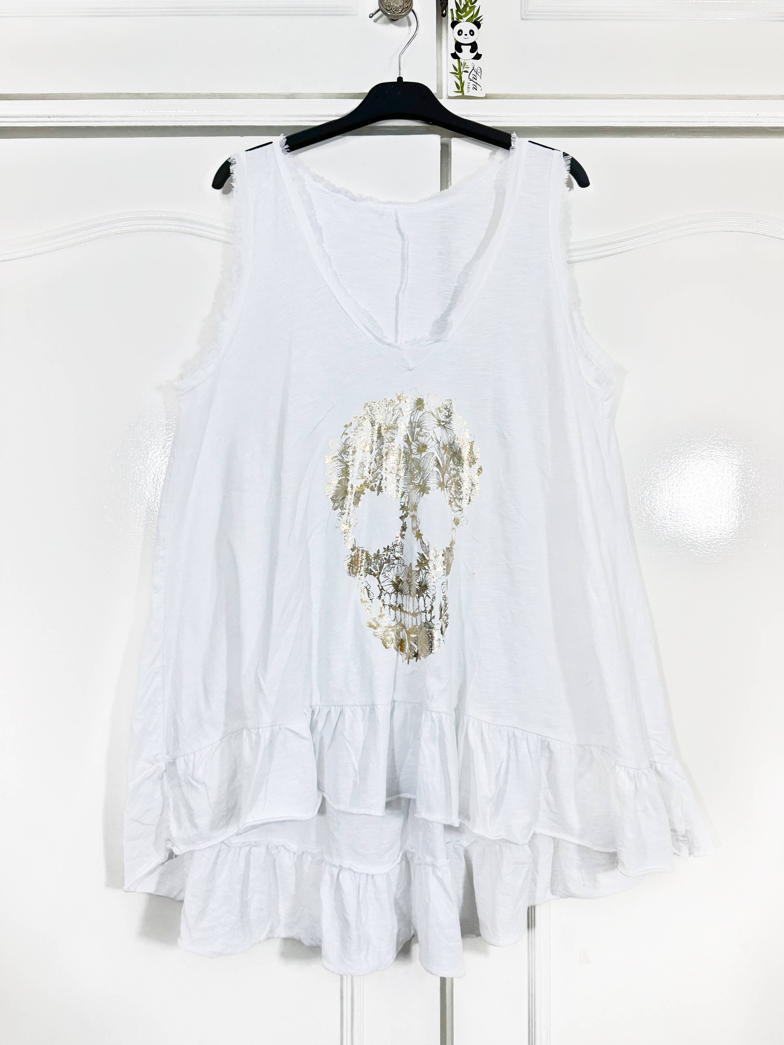 ZAFA PARIS - Wholesale Tunic - Women's - 08FZ5H211-Asymmetric cotton tank top1