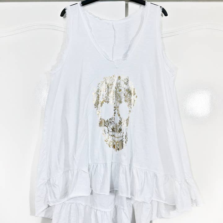 ZAFA PARIS - Wholesale Tunic - Women's - 08FZ5H211-Asymmetric cotton tank top1