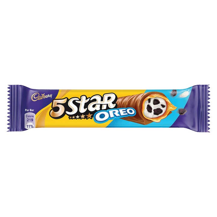 Cadbury 5Star Oreo Chocolate Bar 24pck x 42g for wholesale by Global Bite Co