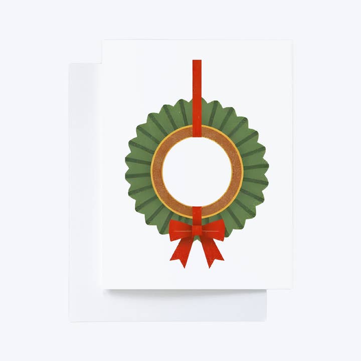 Cryptic Paper Co. - Wholesale Stationery/notecard set - Boxed Set of Assorted Christmas Wreath Notecards13