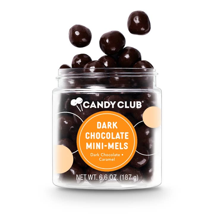 Dark Chocolate Mini-Mels for wholesale by Candy Club