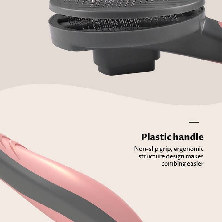 VIGOR - Vente Outil de toilettage – chien - Peigne autonettoyant pour poils d'animaux avec brosse automatique11