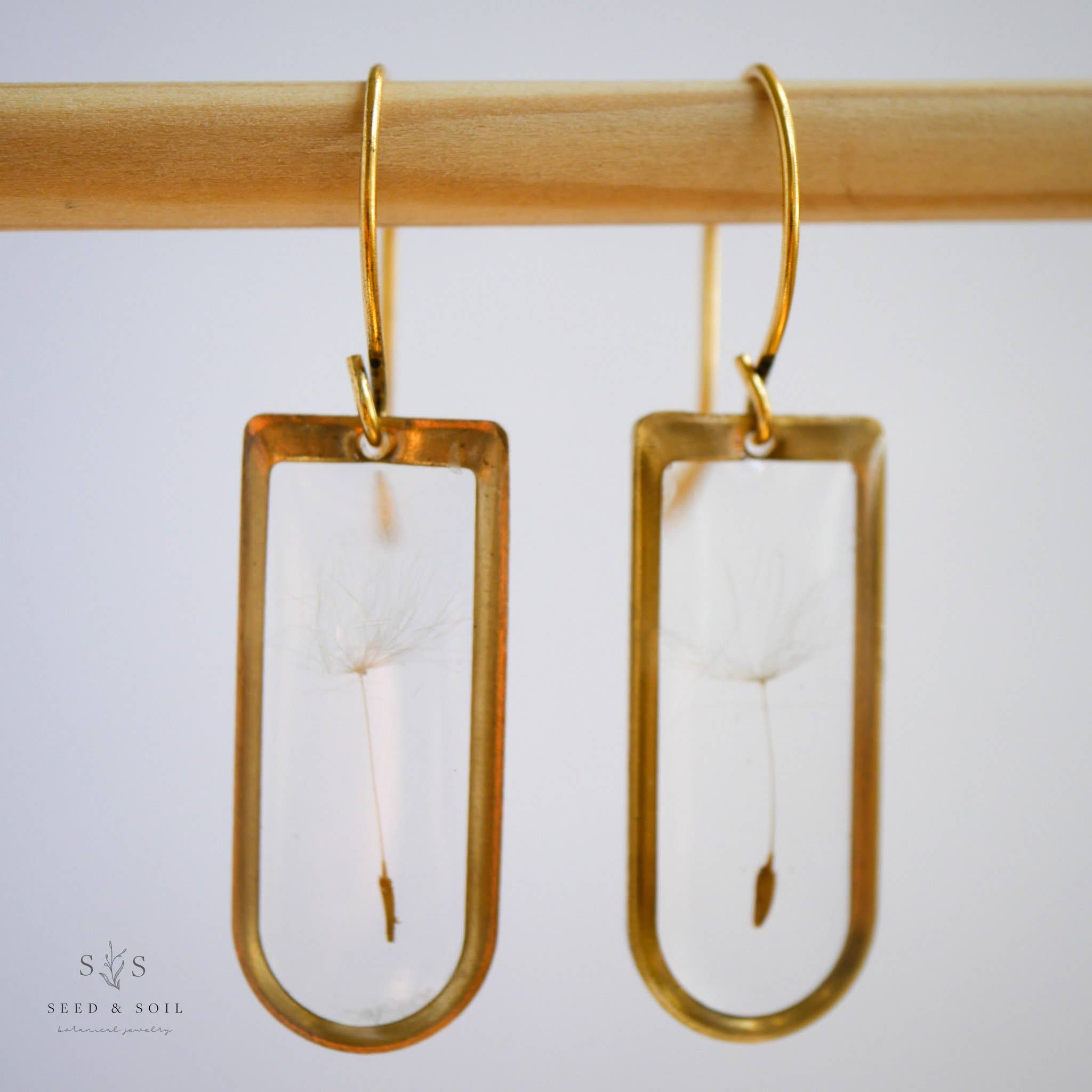 Seed & Soil Botanical Jewelry – wholesale Dangle earrings – Cathedral Earrings6