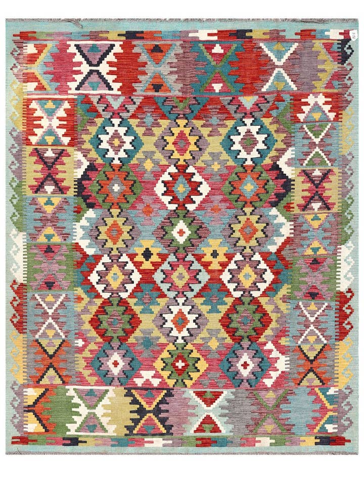 Maimana Afghanistan Kilim Tapijt - 246 x 199 cm voor wholesale door Imaco Rugs