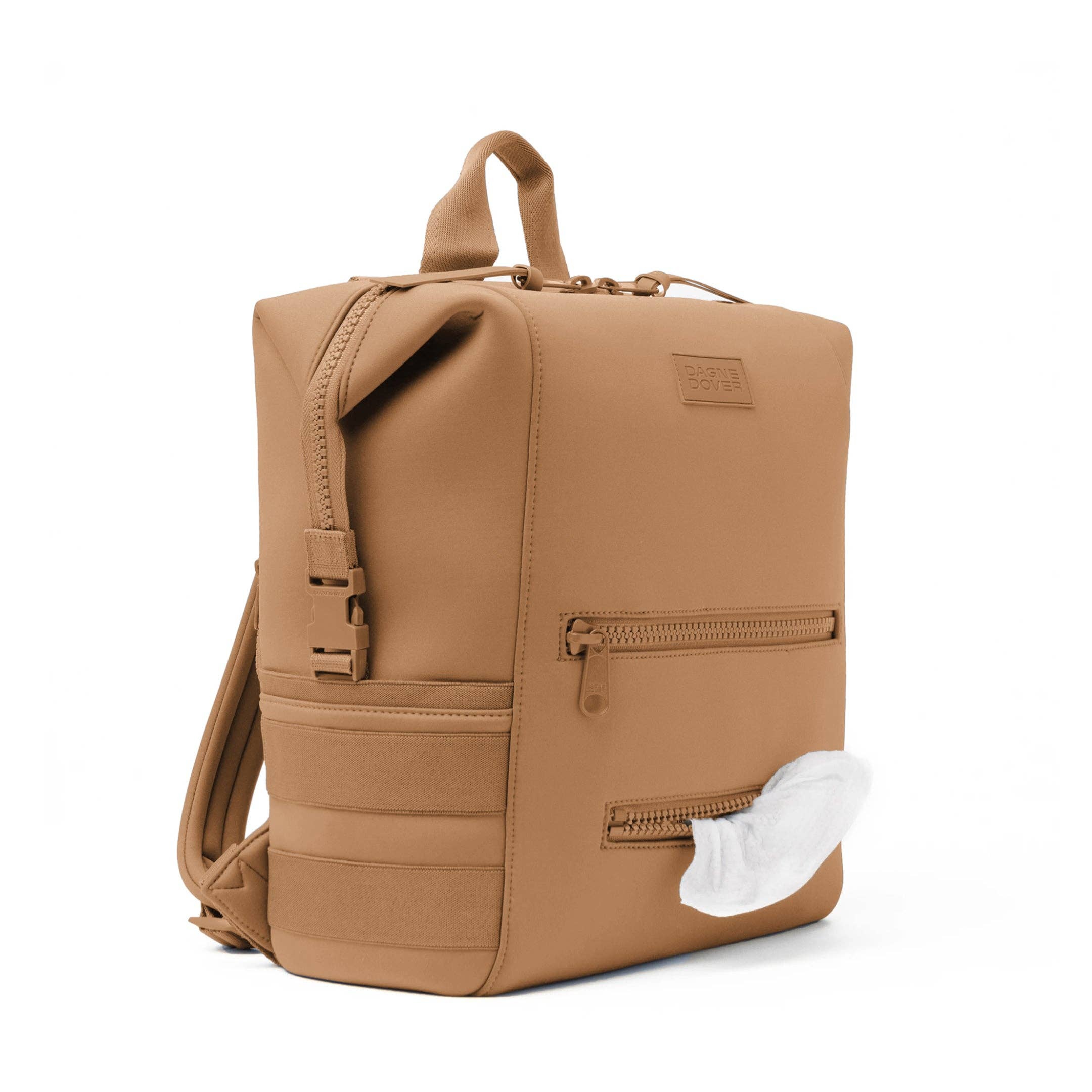 Dagne Dover - Wholesale Diaper Bag - Baby - Indi Diaper Backpack in Camel, Large14