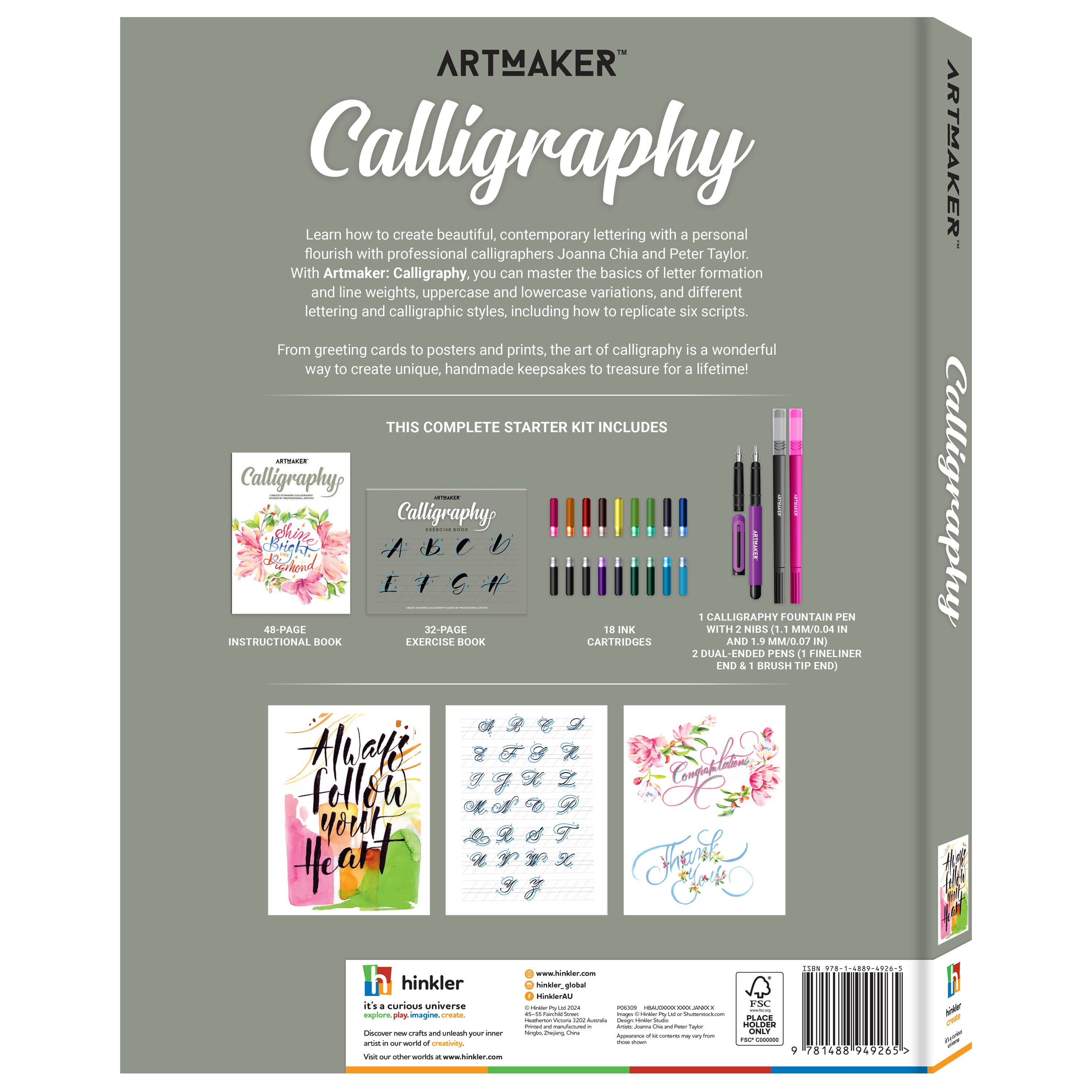 Hinkler USA - Wholesale DIY Craft Kit - Art Maker Calligraphy8