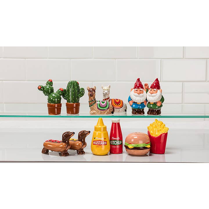 Abbott - Vendita all'ingrosso Set sale e pepe - Bassotti e hot dog S&P-4"L-17204