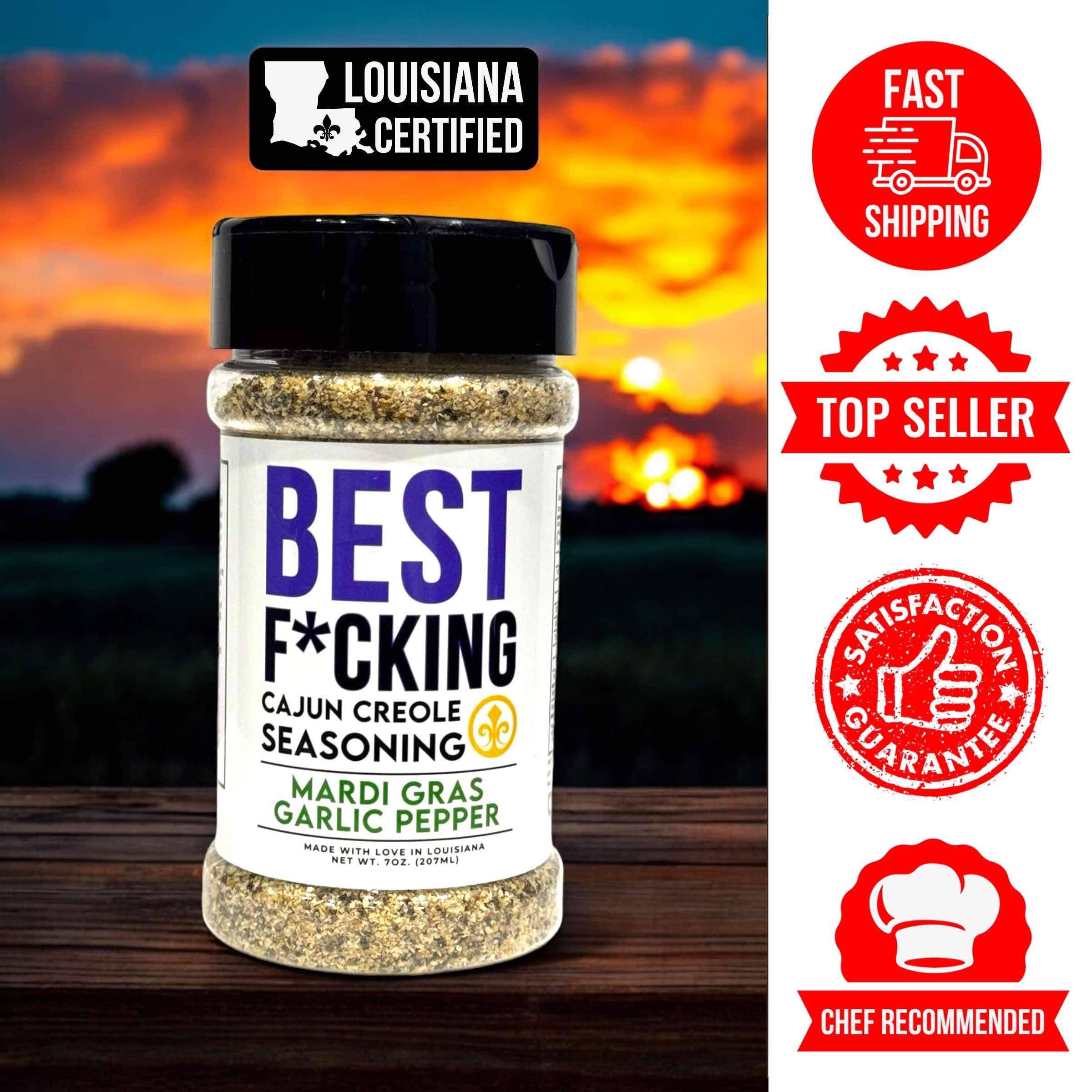 Cajun Creole Kitchen Co. – wholesale Dried spice – Best F*cking Mardi Gras Garlic Pepper0