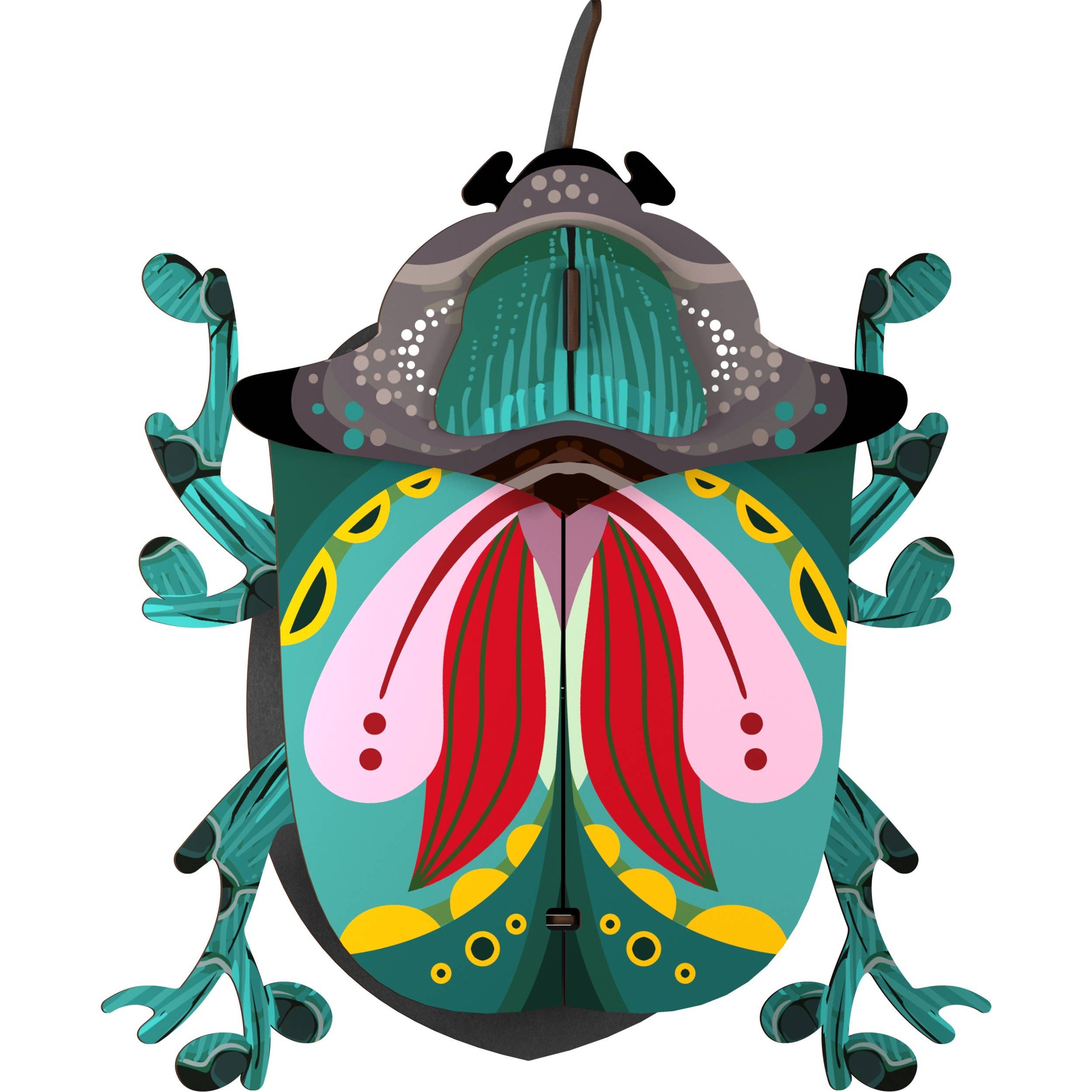 Miho Unexpected Things - Wholesale Wall Accent - Miho - Beetle with Hidden Storage (medium) - Paul2