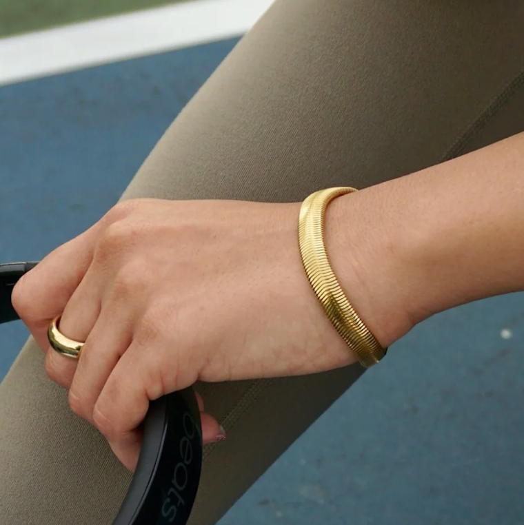 HoopLa – Großhandel Glieder- & Kettenarmband – Schlangenfischgräten-Stahlkettenarmband - Wasserdicht6