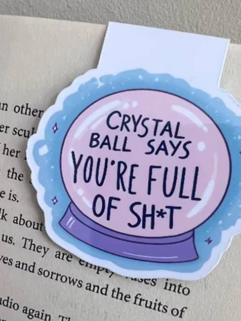 A bola de cristal diz que estás cheio de merda Marcador Magnético por atacado de Print Shop Designs