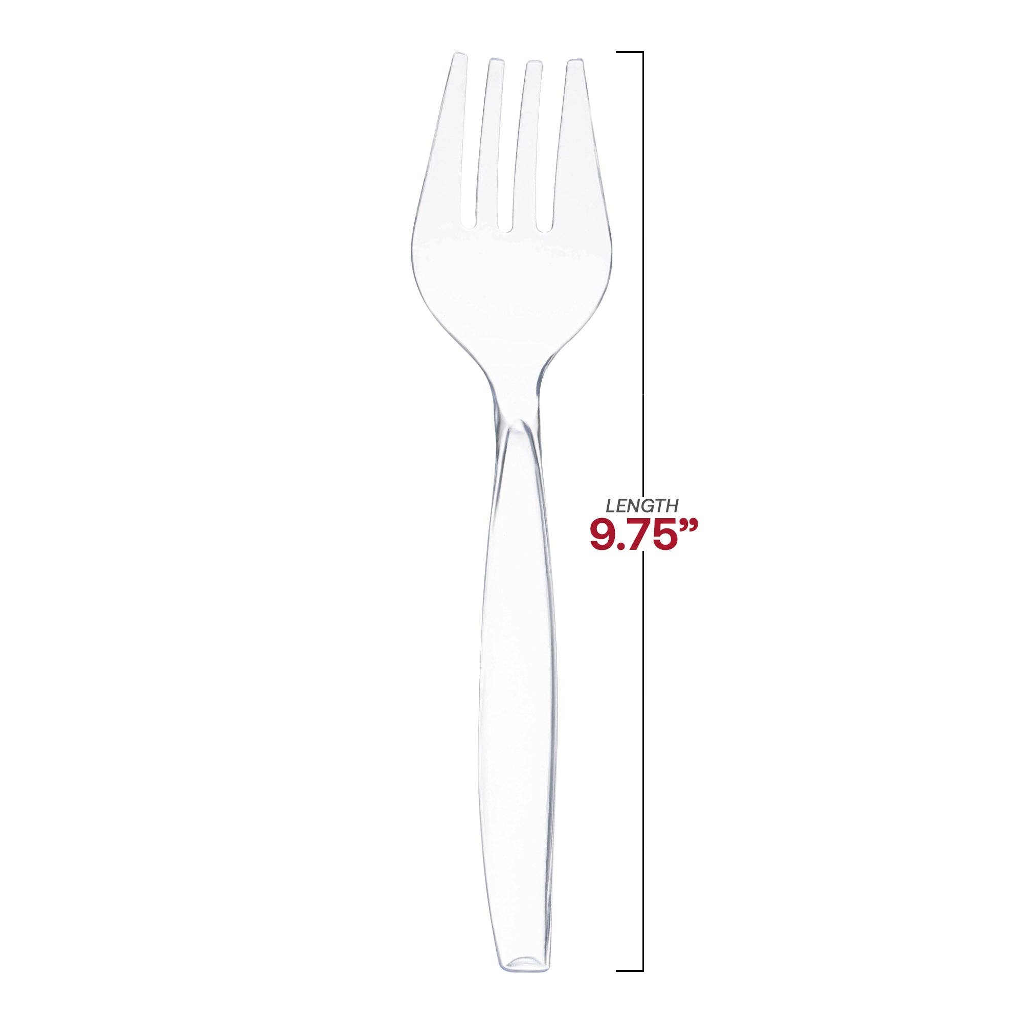 Smarty had a Party – Großhandel Servierbesteck – Klare Einweg-Plastik-Serviergabeln - 5 Stk.2