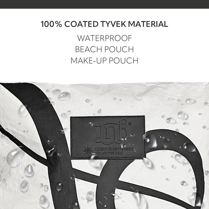 JNBFASHION.COM - Wholesale Pouch - Women's - 100% Coated Tyvek Material G Clef Design Beach Pouch9