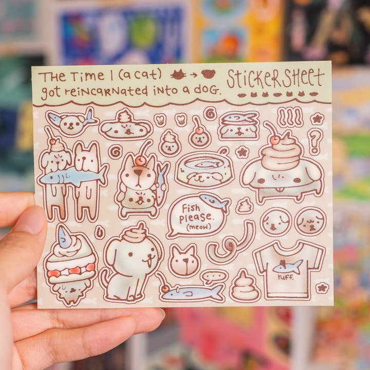 Reïncarnatie Stickerblad voor wholesale door Milki Tea Studios