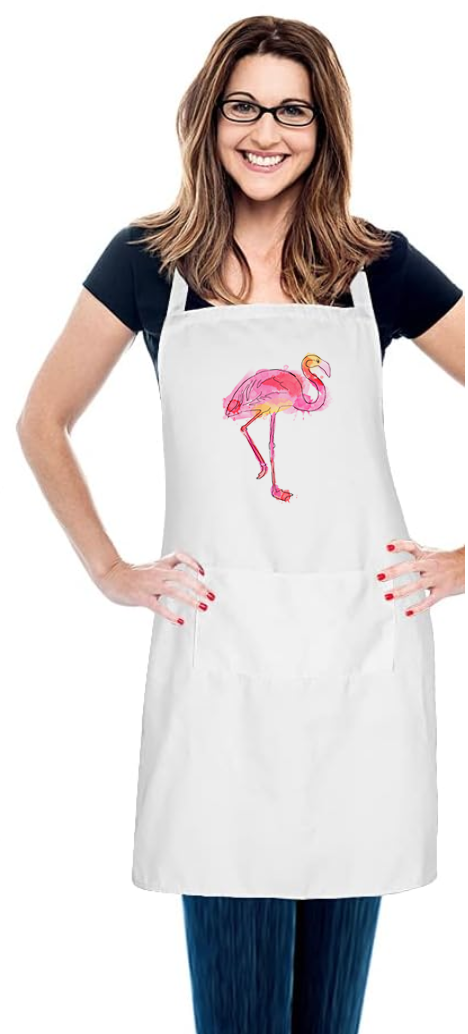 M Design Studio Gifts - Wholesale Apron - Flamingo Apron1
