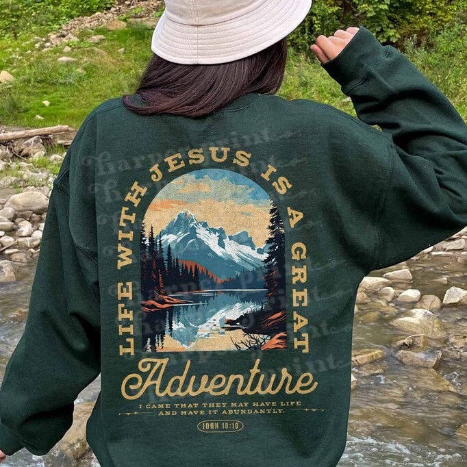 Christian Life with Jesus T-ShirtSweatshirt - Faith-Inspired for wholesale by STRONG N FREE CDN