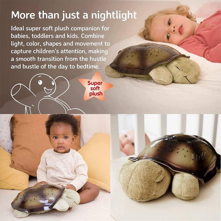 PJM Distributions - Wholesale Portable Projector - Kids - Cloud B | Twilight Turtle - Classic|Projector Nightlight Toy
