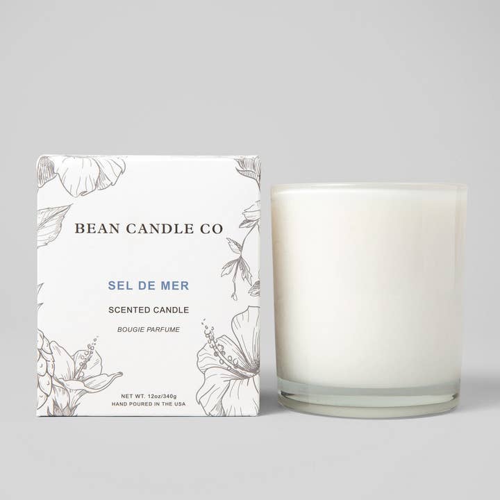 Sel de Mer Classic Candle for wholesale by Bean Candle Co