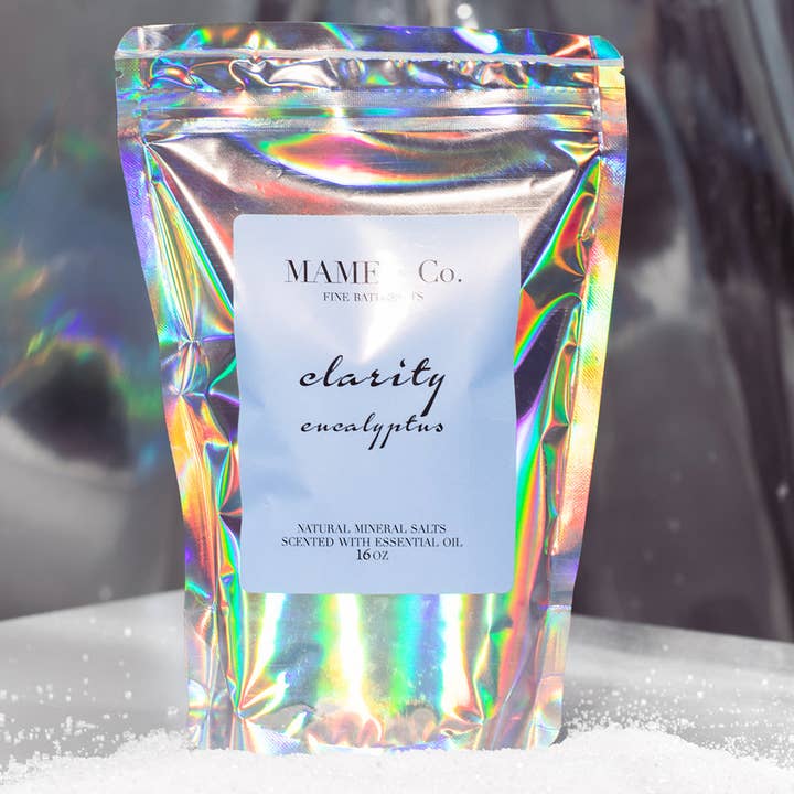 Eucalyptus Bath Salts for wholesale by MAME Soy Candles