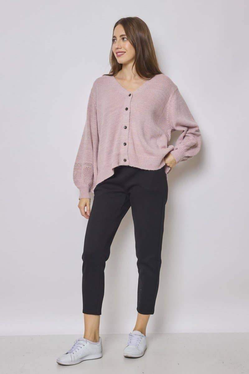 BELLA BLUE - Vendita all'ingrosso Cardigan - Donna - Cardigan in lana e cotone - PU-110