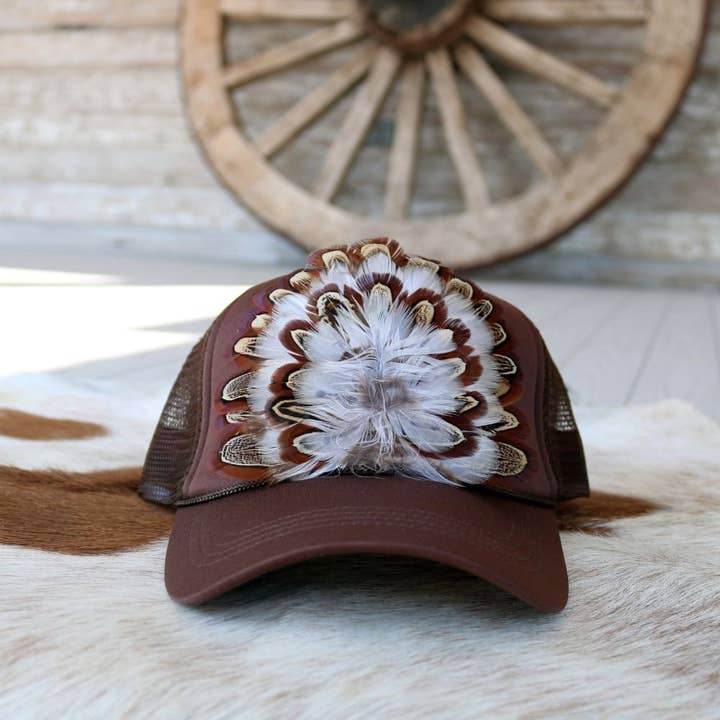 Willow Lane Hat Co. - Wholesale Trucker Hat - Women's - Feathered Trucker Caps23