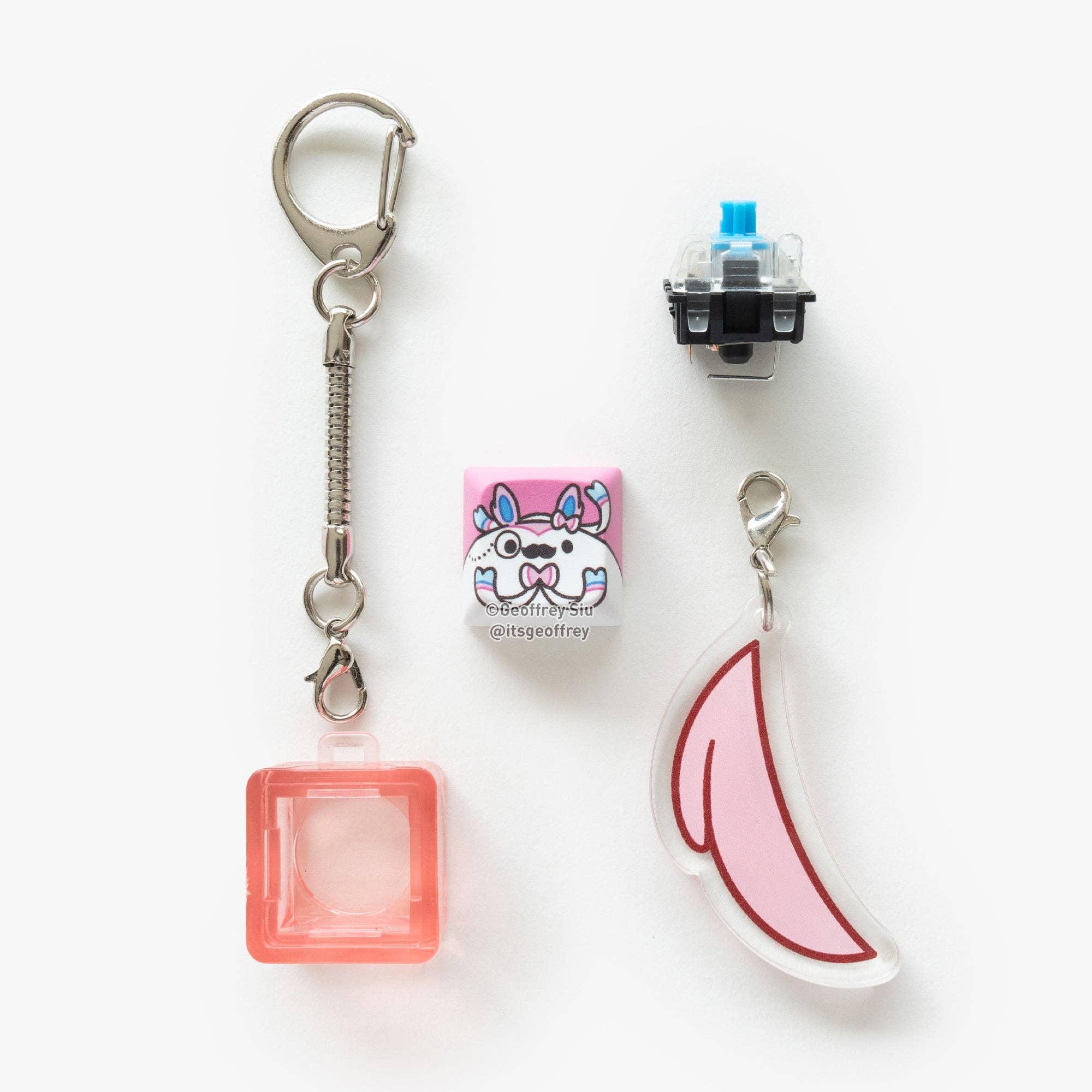 Geoffrey Siu Art LLC - Wholesale Sleutelhanger - Uniseks - Teaveelution Clicky Sleutelhangers8