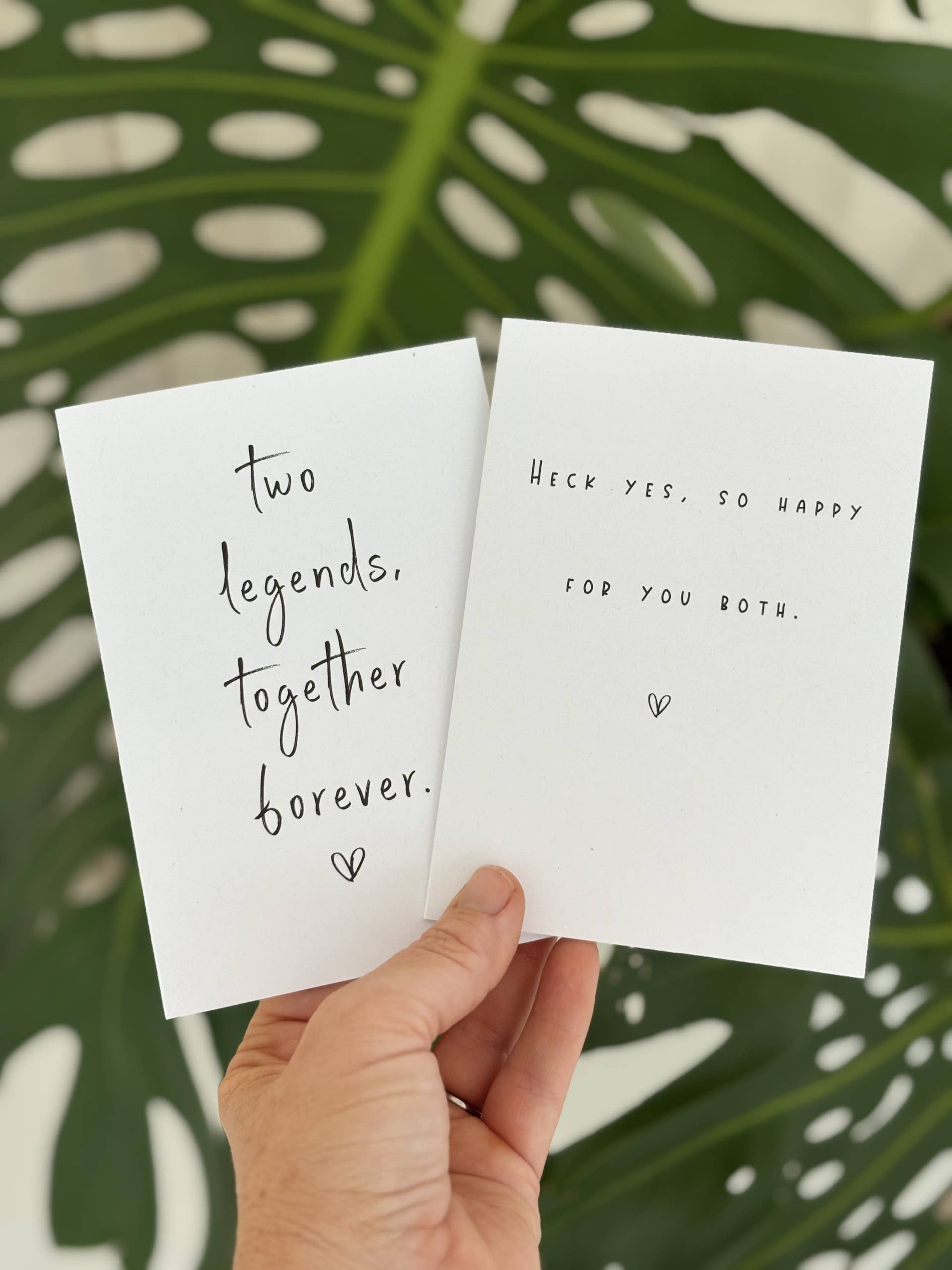 To & From Cards - Wholesale Wedding card - Two Legends, Together Forever! Wedding Card2