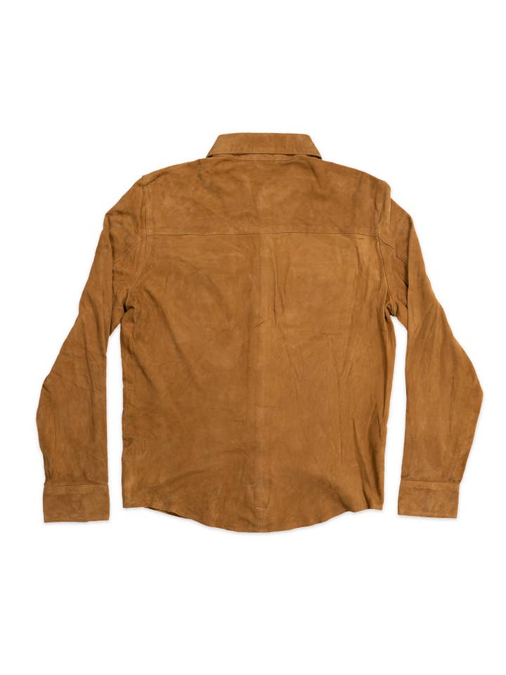 Iron & Resin - Wholesale Shirt Jacket/Shacket - Men's - Roughneck Goat Suede Shirt Jacket