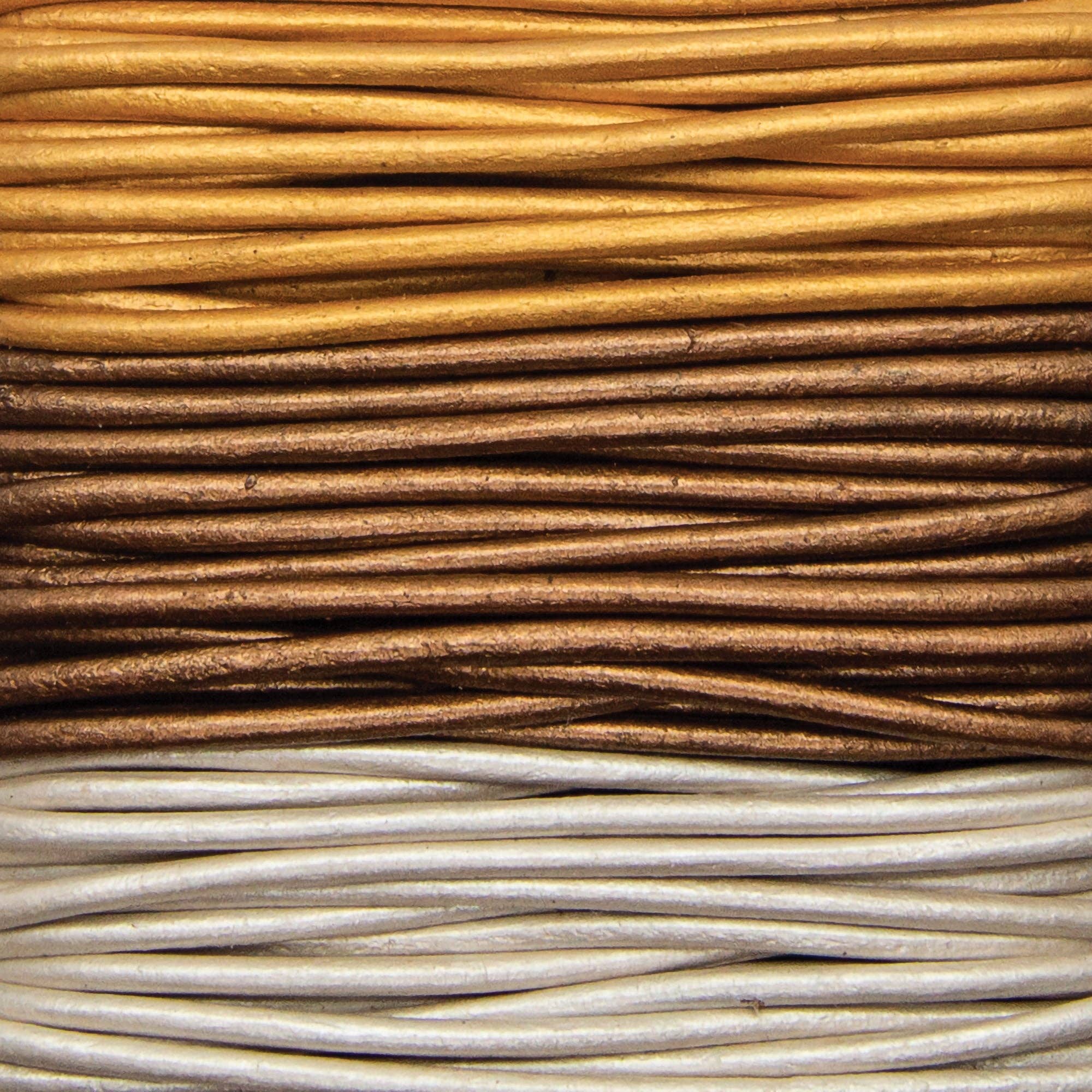 Realeather - Wholesale Craft Supplies - Round Lace Combo Card, 2mm x 8yd1