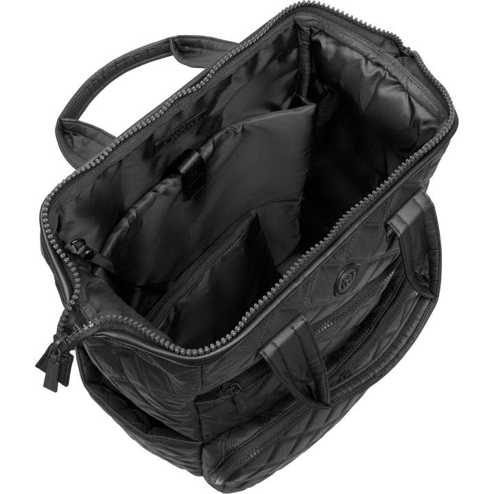 Magid - Wholesale Backpack - Women's - Joan & David Diamond Quilted Puffer Nylon Square Laptop Backpack3