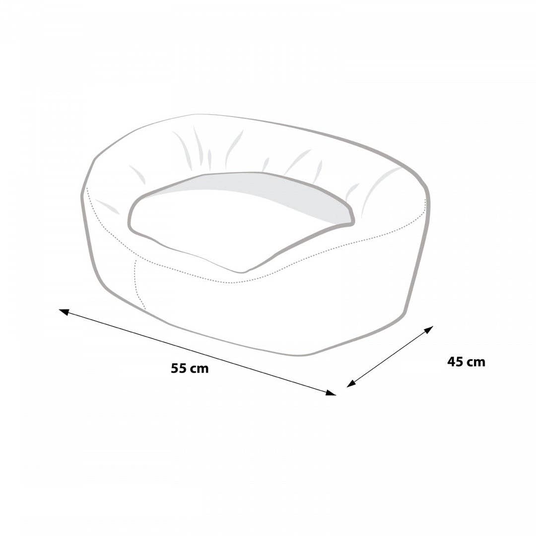 Pufmania – cama - Gato e cão por atacado – Cama Acolchoada de Veludo para Cães e Gatos3