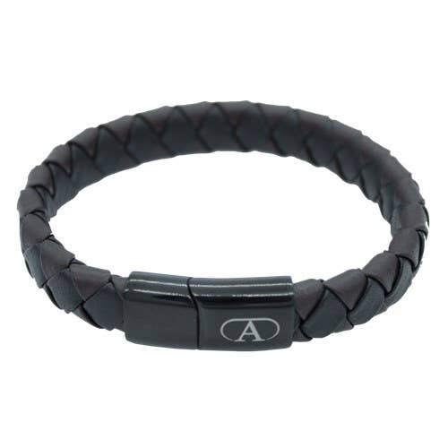 Leather bracelet PLRH 158 for wholesale by Alexandra Plata