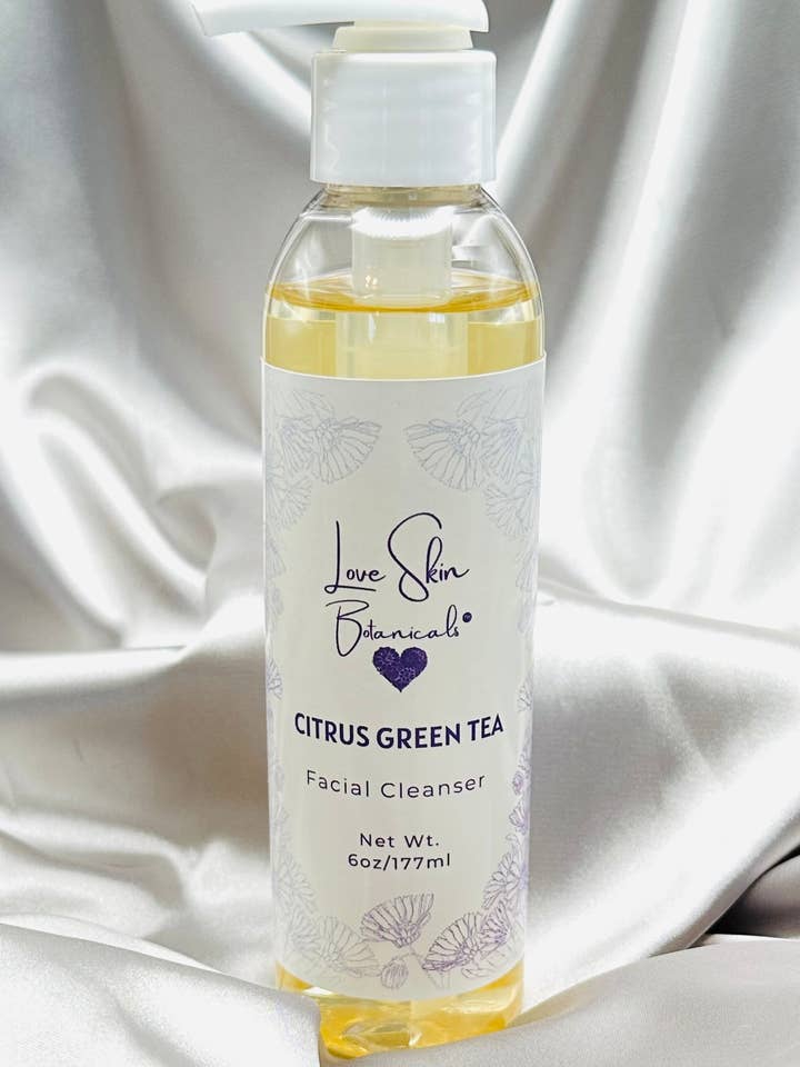 Citrus Green Tea Cleanser for wholesale by Love Skin Botanicals